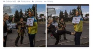 Kobieta dokonała linczu na Ukraince. Została już namierzona!