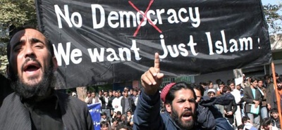 Znalezione obrazy dla zapytania marsz islamistów