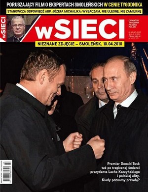 Niepublikowane zdjęcie z katastrofy smoleńskiej na okładce tygodnika