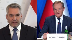 Tusk podpadł kanclerzowi Austrii. ,,To szerzenie fake newsów’’ - miniaturka