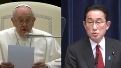 Wojna na Ukrainie. Papież rozmawiał z premierem Japonii     - miniaturka