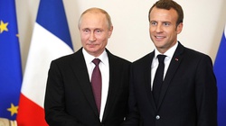 Macron relatywizuje rosyjskie zbrodnie. Internauci ostro komentują  - miniaturka