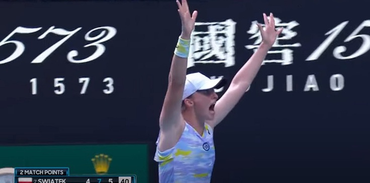 [Wideo] Iga Świątek w półfinale Australian Open: „Polish Power”. Tą końcówkę meczu trzeba zobaczyć! - zdjęcie