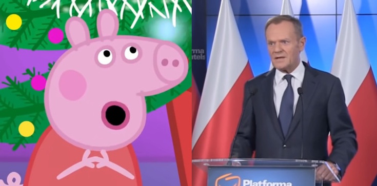 Świnka Peppa reaguje na apel Tuska ws. TVN - zdjęcie