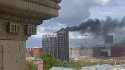 [Wideo] Moskwa. Ogromny pożar wieżowieca  - miniaturka