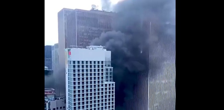 [Wideo] Ogromny pożar na Manhattanie  - zdjęcie