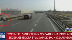 [Wideo] Media: Gersdorf była świadkiem wypadku śmiertelnego. Nie zatrzymała się, żeby udzielić pomocy - miniaturka