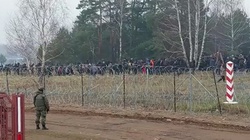 Grupa 200 agresywnych migrantów próbowała siłowo przekroczyć polską granicę - miniaturka