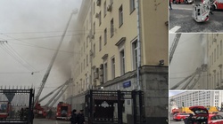 Pożar w rosyjskim MON - miniaturka