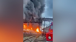 Kolejny pożar w Rosji. Spłonął magazyn z żywnością - miniaturka