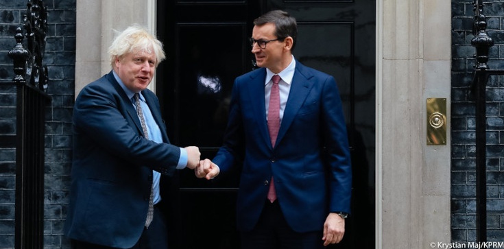 Premier spotkał się z Johnsonem. ,,Wielka Brytania jest z nami’’ - zdjęcie