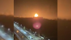 Rosja: Płonie magazyn ropy naftowej w Briańsku przy granicy z Ukrainą - miniaturka