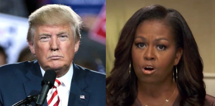 Niewiarygodne! Żona byłego prezydent USA Michelle Obama domagała się całkowitego zablokowania kont Trumpa - zdjęcie