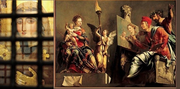 Zobacz prawdziwe Oblicze Maryi namalowane przez św Łukasza - zdjęcie